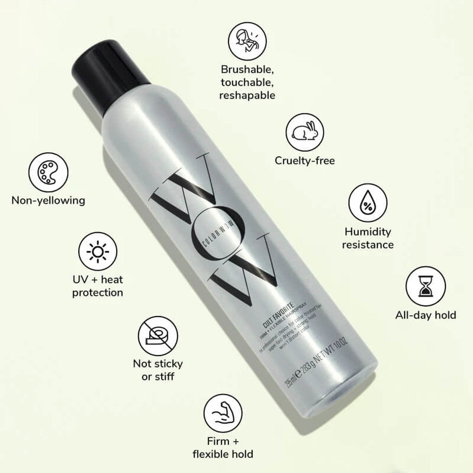 Color WOW Cult Favourite Firm + Flexible Hairspray 295ml
