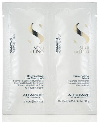 Alfaparf Milano Semi DiLino Sample Diamond Illuminating Low Shampoo/Mask